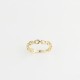 Glorria 14k Solid Gold Chain Ring