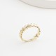 Glorria 14k Solid Gold Leaf Ring