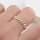Glorria 14k Solid Gold Asymmetrical Ring