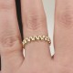 Glorria 14k Solid Gold Asymmetrical Ring