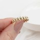 Glorria 14k Solid Gold Asymmetrical Ring