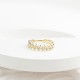 Glorria 14k Solid Gold Asymmetrical Ring