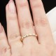 Glorria 14k Solid Gold Dome Ring