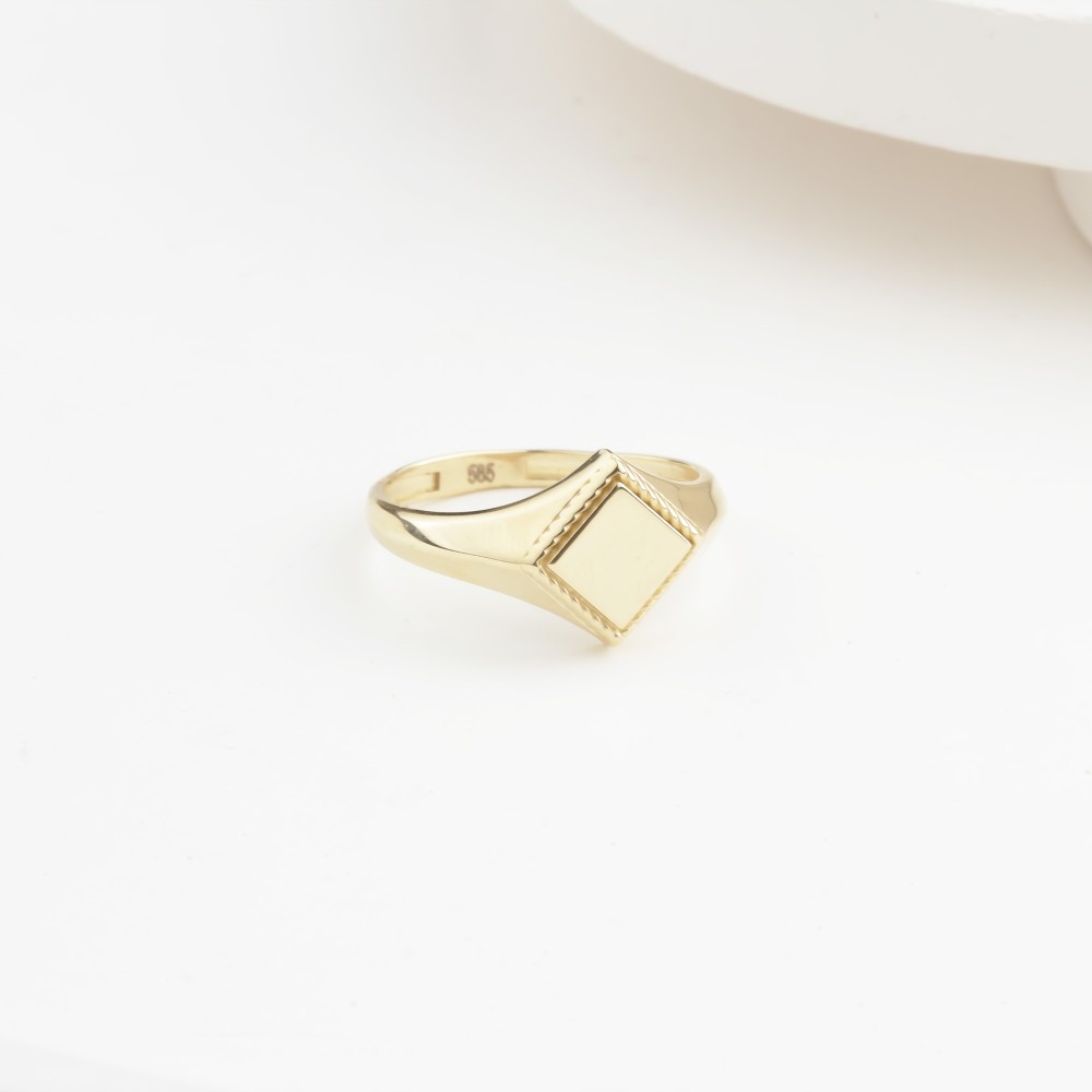 Glorria 14k Solid Gold Ring