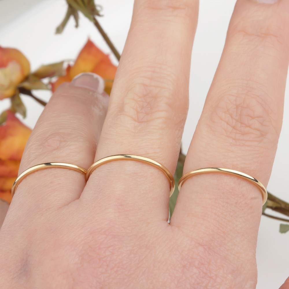 Glorria 14k Solid Gold Ring