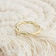 Glorria 14k Solid Gold Modern Twist Ring Glorria 14k Solid Gold Modern Twist Ring