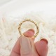 Glorria 14k Solid Gold Modern Twist Ring Glorria 14k Solid Gold Modern Twist Ring