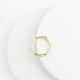 Glorria 14k Solid Gold Minimalist Wave Ring Glorria 14k Solid Gold Minimalist Wave Ring