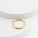 Glorria 14k Solid Gold Minimalist Wave Ring Glorria 14k Solid Gold Minimalist Wave Ring