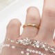 Glorria 14k Solid Gold Minimalist Wave Ring Glorria 14k Solid Gold Minimalist Wave Ring