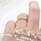 Glorria 14k Solid Gold Minimalist Wave Ring Glorria 14k Solid Gold Minimalist Wave Ring