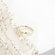 Glorria 14k Solid Gold Minimalist Wave Ring Glorria 14k Solid Gold Minimalist Wave Ring