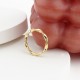 Glorria 14k Solid Gold Minimalist Wave Ring Glorria 14k Solid Gold Minimalist Wave Ring