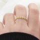 Glorria 14k Solid Gold Floral Beaded Ring Glorria 14k Solid Gold Floral Beaded Ring