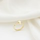 Glorria 14k Solid Gold Cross Ring Glorria 14k Solid Gold Cross Ring