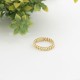 Glorria 14k Solid Gold Curb Chain Pattern Ring Glorria 14k Solid Gold Curb Chain Pattern Ring