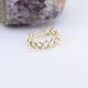 Glorria 14k Solid Gold Infinity Pattern Ring Glorria 14k Solid Gold Infinity Pattern Ring