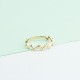 Glorria 14k Solid Gold Zigzag Pattern Ring Glorria 14k Solid Gold Zigzag Pattern Ring