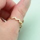 Glorria 14k Solid Gold Zigzag Pattern Ring Glorria 14k Solid Gold Zigzag Pattern Ring