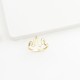 Glorria 14k Solid Gold Asymmetric Wave Ring Glorria 14k Solid Gold Asymmetric Wave Ring