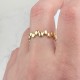Glorria 14k Solid Gold Mini Disc Ring Glorria 14k Solid Gold Mini Disc Ring