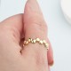 Glorria 14k Solid Gold Mini Disc Ring Glorria 14k Solid Gold Mini Disc Ring