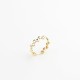 Glorria 14k Solid Gold Mini Disc Ring Glorria 14k Solid Gold Mini Disc Ring