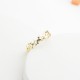 Glorria 14k Solid Gold Star Band Ring Glorria 14k Solid Gold Star Band Ring