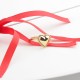 Glorria 14k Solid Gold Beaded Heart Ring Glorria 14k Solid Gold Beaded Heart Ring