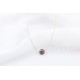 Glorria 14k Solid Gold Black Pearl Necklace