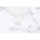 Glorria 14k Solid Gold 3 Pearls Necklace Glorria 14k Solid Gold 3 Pearls Necklace