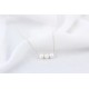 Glorria 14k Solid Gold 3 Pearls Necklace Glorria 14k Solid Gold 3 Pearls Necklace