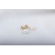 Glorria 14k Solid Gold Pearl Earrings Glorria 14k Solid Gold Pearl Earrings
