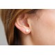 Glorria 14k Solid Gold Pearl Earrings