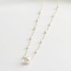 Glorria 14k Solid Gold Pearl Necklace Glorria 14k Solid Gold Pearl Necklace