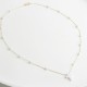 Glorria 14k Solid Gold Opal Cross Pearl Necklace Glorria 14k Solid Gold Opal Cross Pearl Necklace