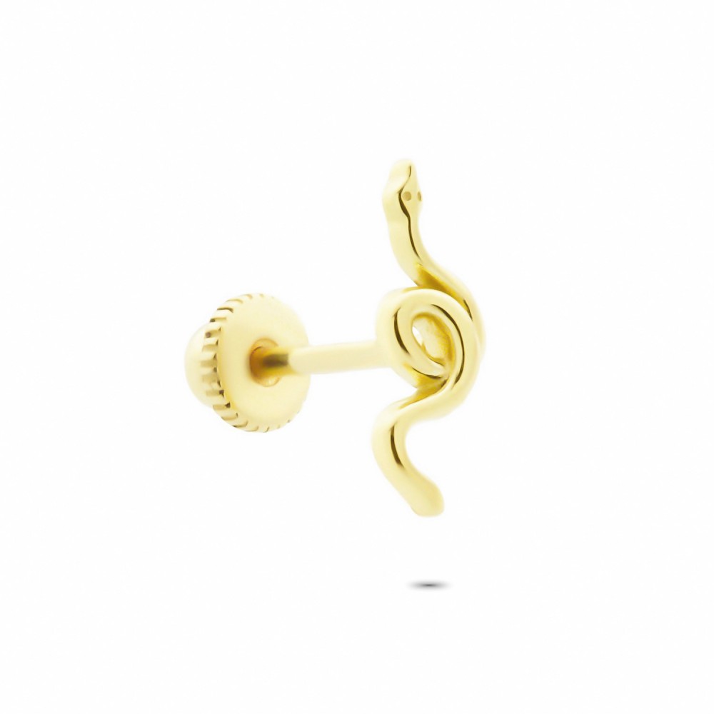 Glorria 14k Solid Gold Snake Helix Piercing