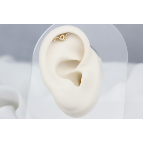 Glorria 14k Solid Gold Snake Helix Piercing Glorria 14k Solid Gold Snake Helix Piercing