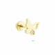 Glorria 14k Solid Gold Butterfly Helix Piercing