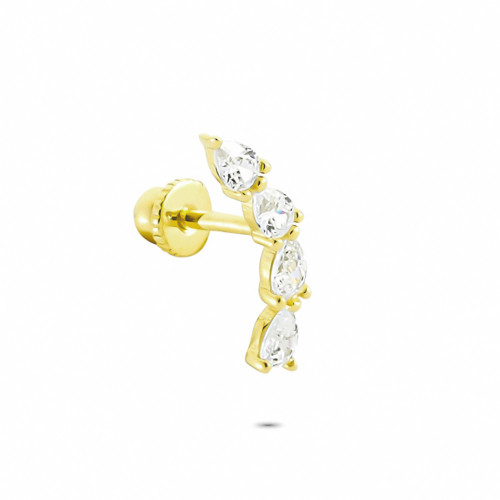 Glorria 14k Solid Gold Geometric Helix Piercing Glorria 14k Solid Gold Geometric Helix Piercing