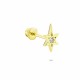 Glorria 14k Solid Gold Pole Star Helix Piercing