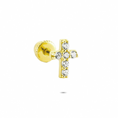 Glorria 14k Solid Gold Cross Helix Piercing Glorria 14k Solid Gold Cross Helix Piercing