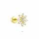 Glorria 14k Solid Gold Flower Helix Piercing