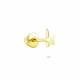 Glorria 14k Solid Gold Pole Star Helix Piercing