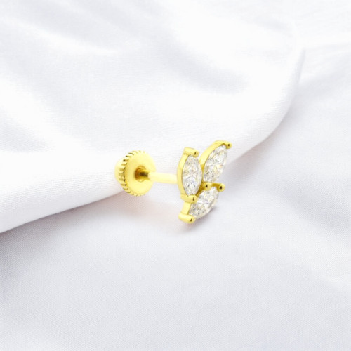 Glorria 14k Solid Gold Marquise Helix Piercing Glorria 14k Solid Gold Marquise Helix Piercing
