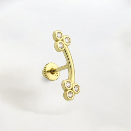 Glorria 14k Solid Gold Stick Piercing Glorria 14k Solid Gold Stick Piercing