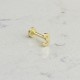 Glorria 14k Solid Gold Number 3 Tragus Piercing Glorria 14k Solid Gold Number 3 Tragus Piercing