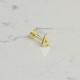 Glorria 14k Solid Gold Number 4 Tragus Piercing Glorria 14k Solid Gold Number 4 Tragus Piercing