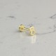 Glorria 14k Solid Gold Number 8 Tragus Piercing Glorria 14k Solid Gold Number 8 Tragus Piercing