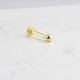 Glorria 14k Solid Gold Ball Tragus Piercing